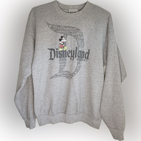 Disney Other - Disney Parks / Disneyland Resort Crewneck Sweater with Mickey Mouse Size M